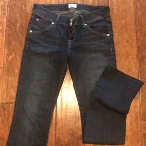 Dark denim jeans